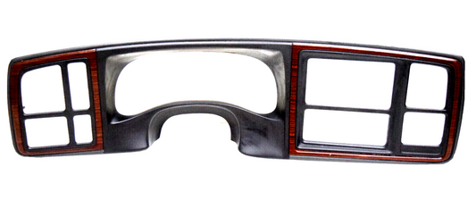 03 04 05 06 Cadillac Escalade Speedometer Radio Dash Bezel Woodgrain Gray