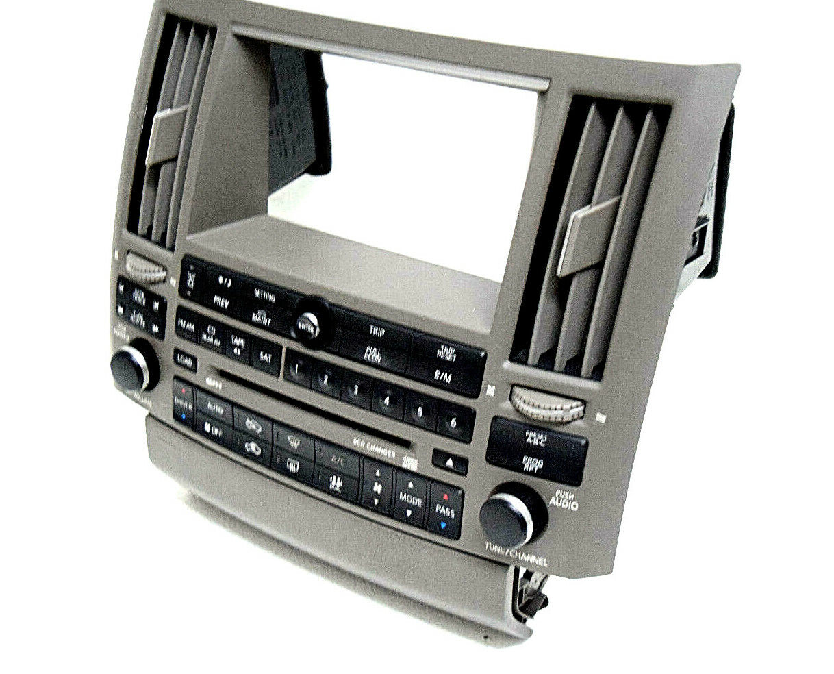 03 04 05 Infiniti FX35 FX45 Dash Panel Climate Control Radio Bezel