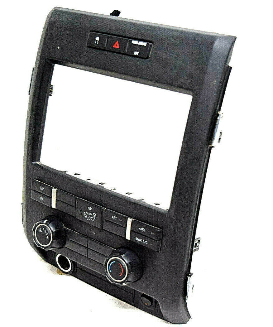 2009-2014 Ford F150 Climate Control Double Din Radio Bezel AL34-19980-AG