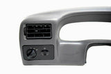 99 00 01 02 03 04 Ford F250 F350 Super Duty Center Dash Bezel Trim Gray