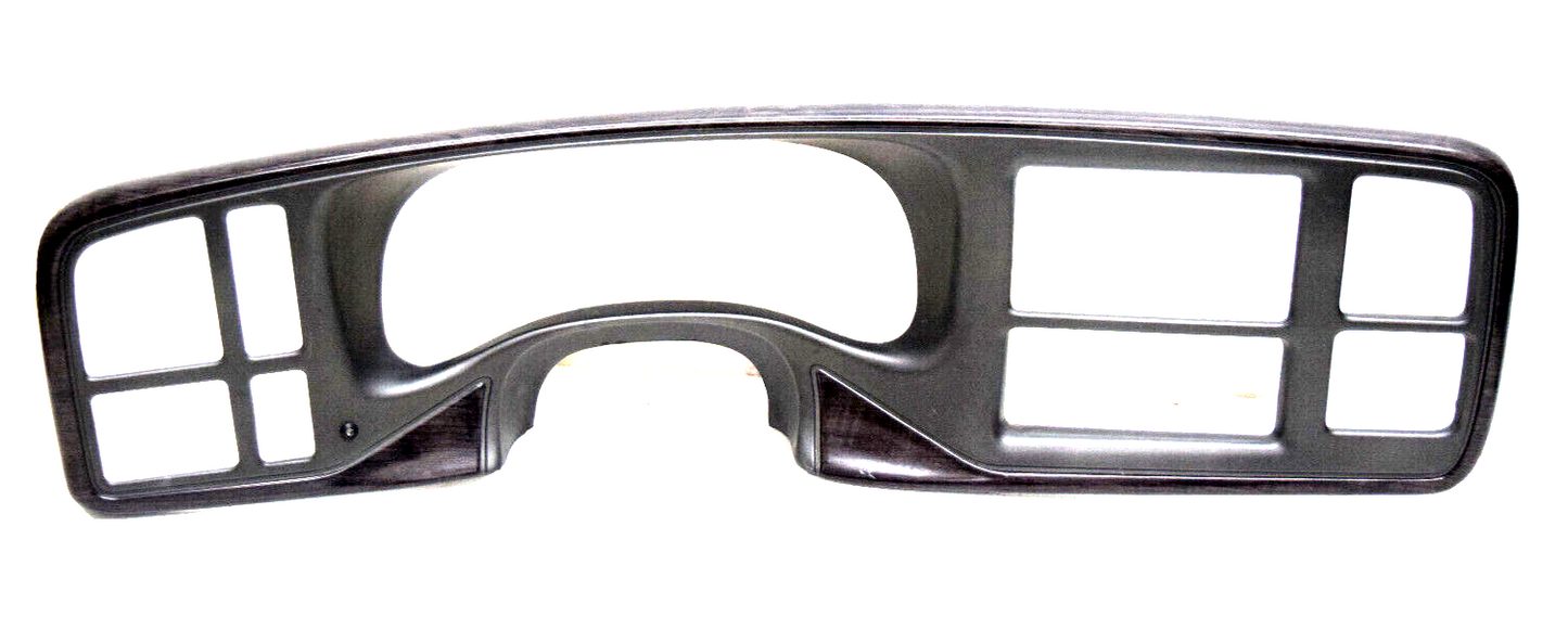 03 04 05 06 GMC Suburban Denali Speedometer Radio Dash Bezel Trim Woodgrain Gray