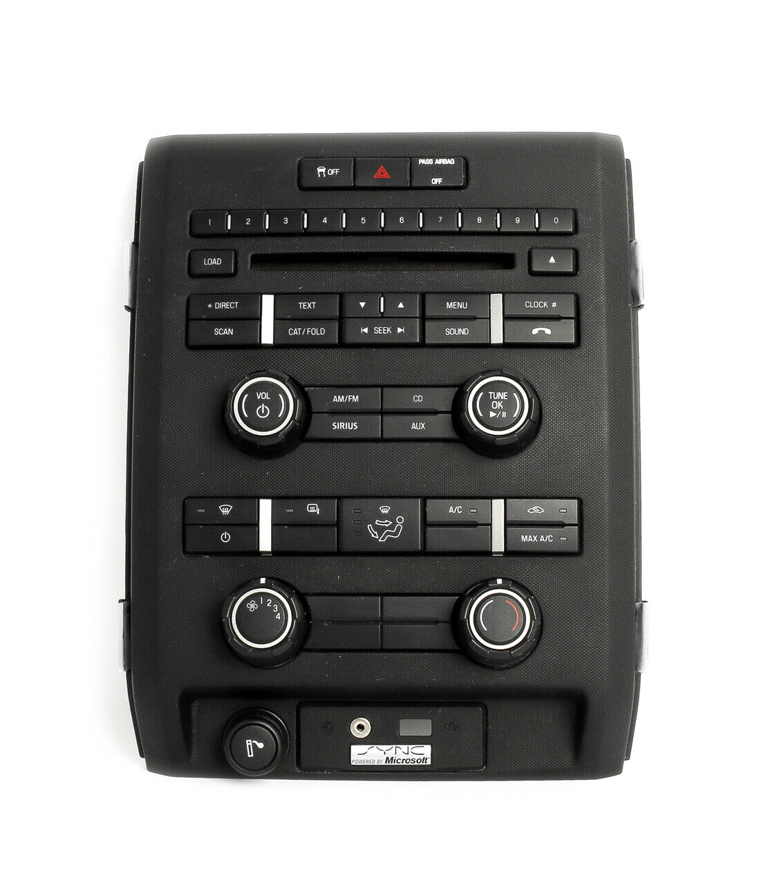 09 10 11 12 Ford F150 Radio CD Player Control Panel Climate Ctrl 9L3T-19A802-HB