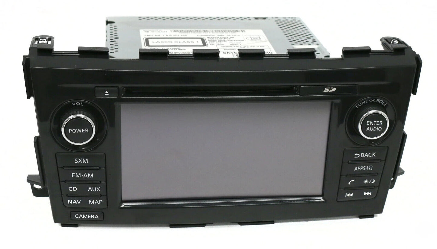13 14 15 Nissan Altima Radio Sirius Navigation Aux CD Player 259159HP0B