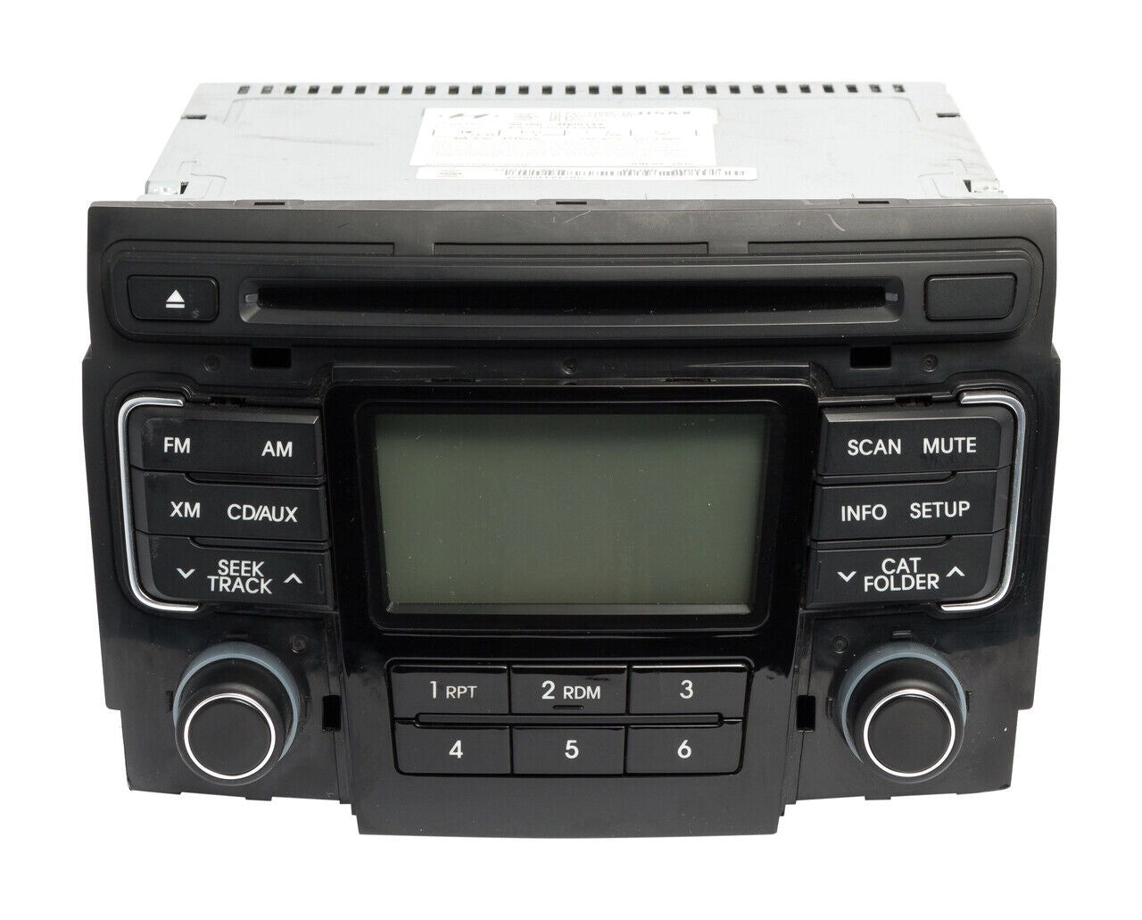 2011 Hyundai Sonata Radio XM Single Disc CD MP3 Player 96180-3Q000