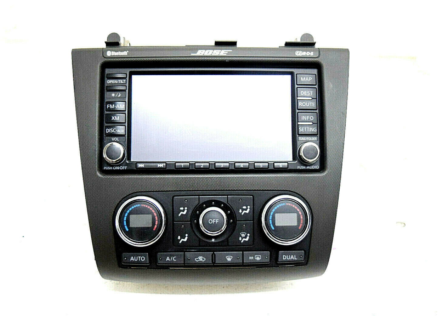 10 11 Nissan Altima Bose Navigation Radio Display Screen Climate Control