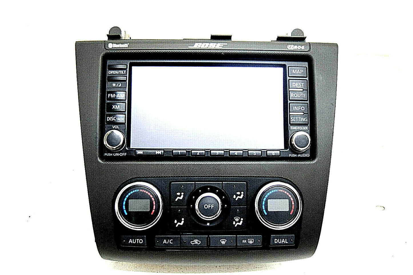 10 11 Nissan Altima Bose Navigation Radio Display Screen Climate Control