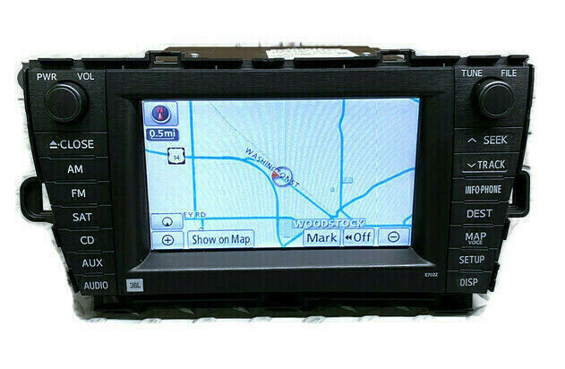 10 11 12 Toyota Prius Navigation GPS Radio CD Player XM Touch-screen E7022