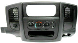 02 03 04 05 Dodge Ram Climate Control Radio Dash Bezel