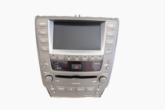 06 07 08 09 Lexus IS250 IS350 Navigation Radio CD Player Climate Ctrl 8611153050