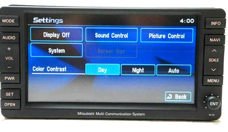 07 08 09 10 11 Mitsubishi Outlander Lancer Navigation GPS Radio Player 8750A069