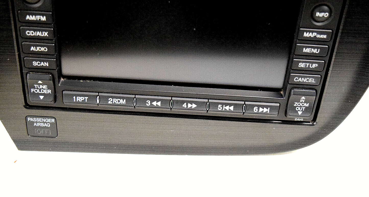 10 11 12 13 Honda Insight Navigation Radio Screen CD Player 39540-TM8-A030-M1