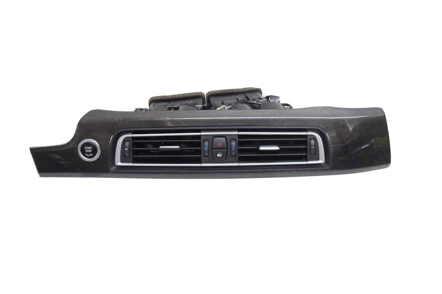 09 10 11 12 BMW 750LI 750I 740I Center Dash AC Vents Woodgrain Trim