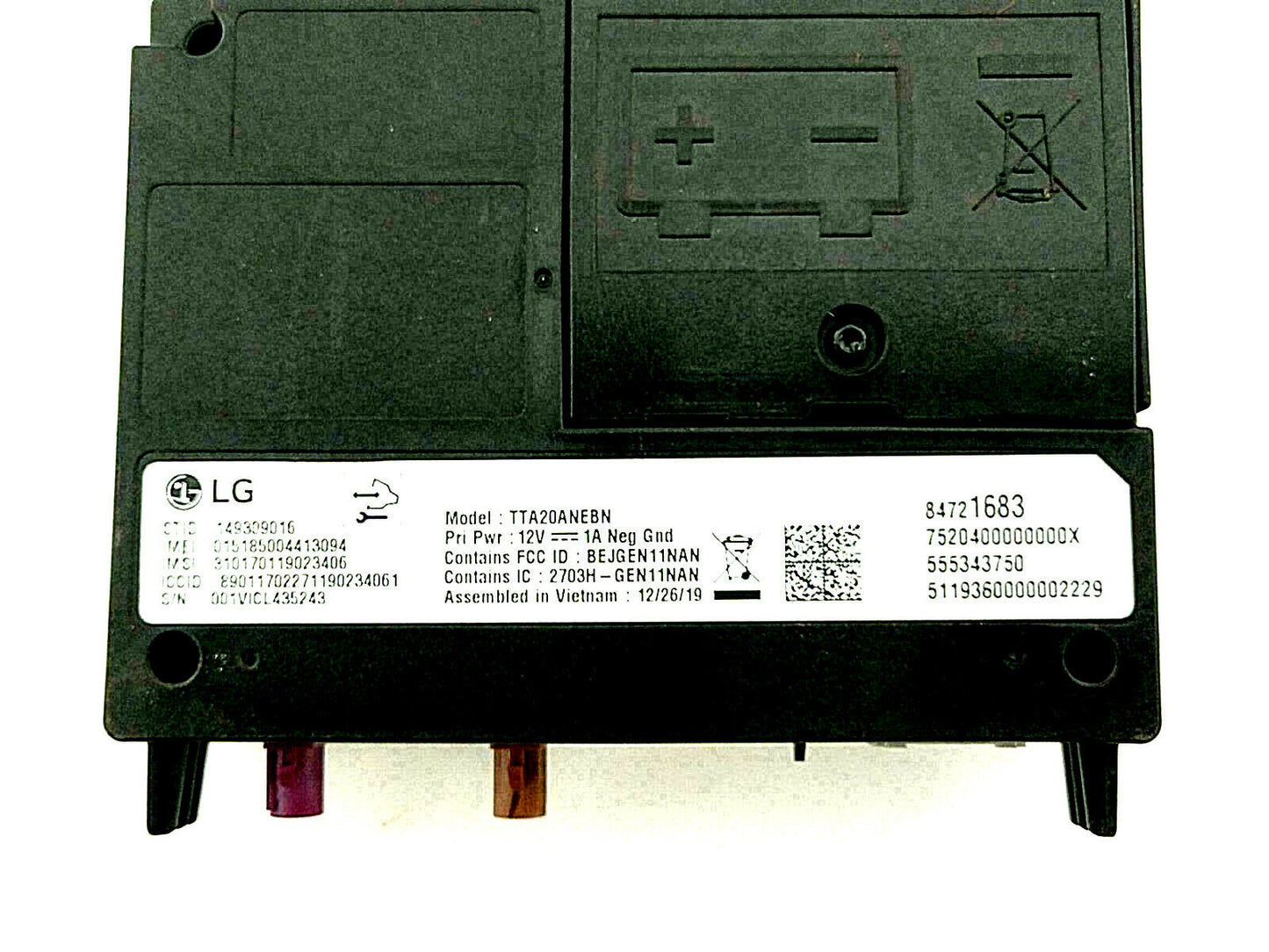 20 21 Chevy Malibu Trailblazer Onstar Computer Control Module 84721683