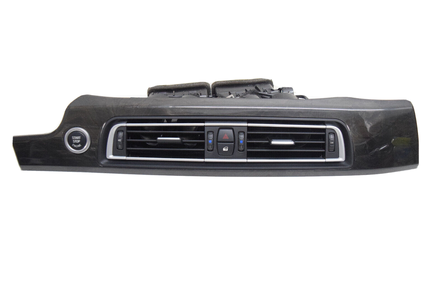 09 10 11 12 BMW 750LI 750I 740I Center Dash AC Vents Woodgrain Trim
