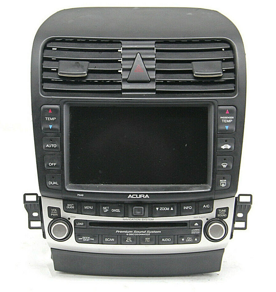 05 06 07 08 Acura TSX 6 Disc CD Changer Player Navigation Radio Climate Control