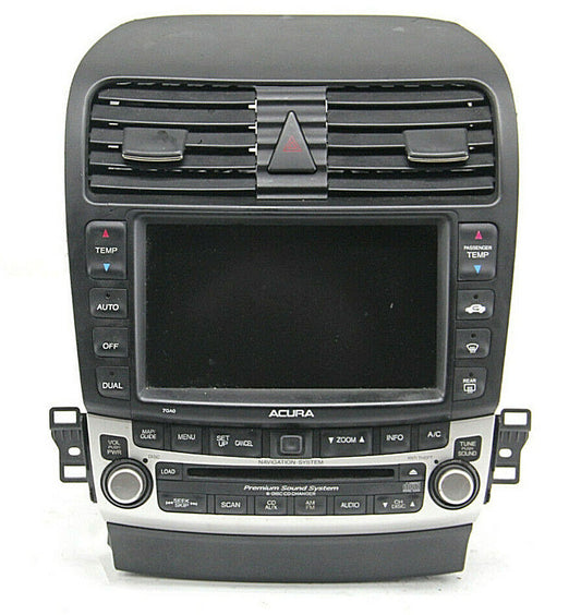 05 06 07 08 Acura TSX 6 Disc CD Changer Player Navigation Radio Climate Control