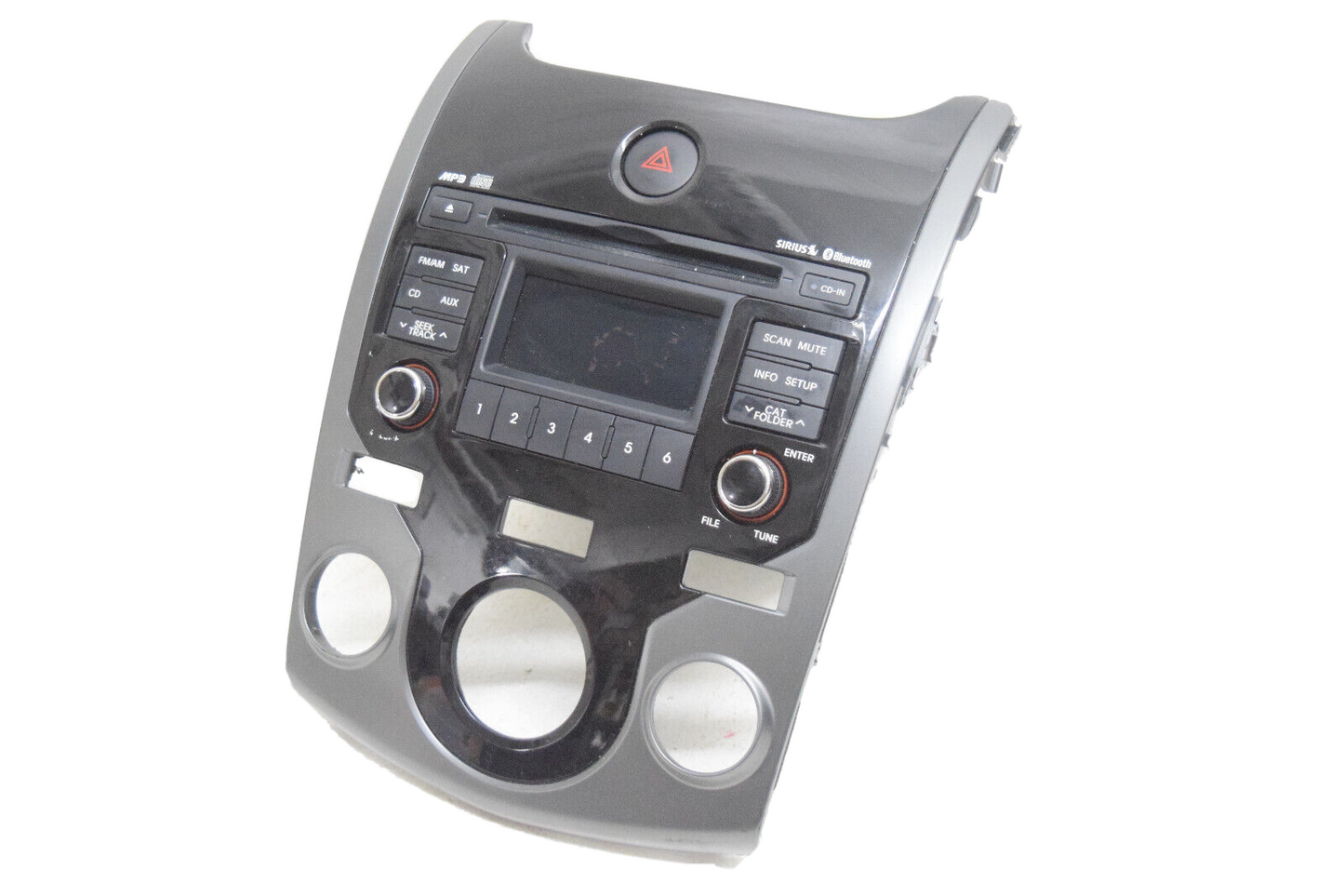 10 11 12 13 Kia Forte Radio MP3 CD Player Bezel Climate Control Not Included
