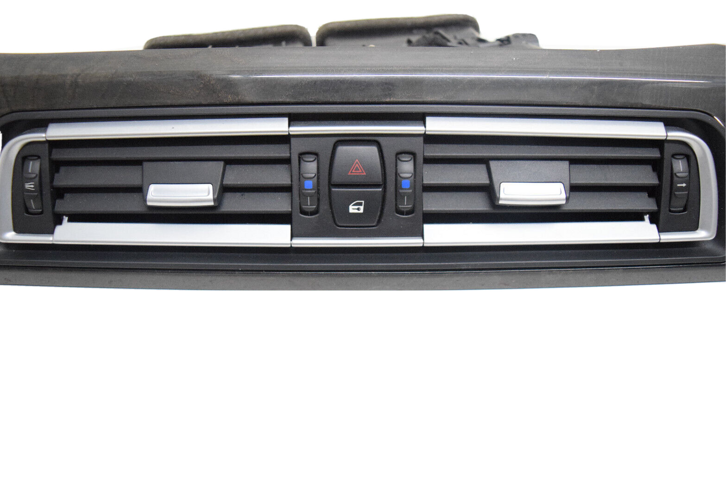 09 10 11 12 BMW 750LI 750I 740I Center Dash AC Vents Woodgrain Trim