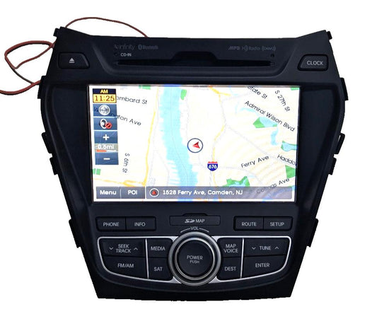 13-16 Santa Fe Sport OEM NAV GPS Touch Screen Radio CD Player BT 96560-4Z1154X