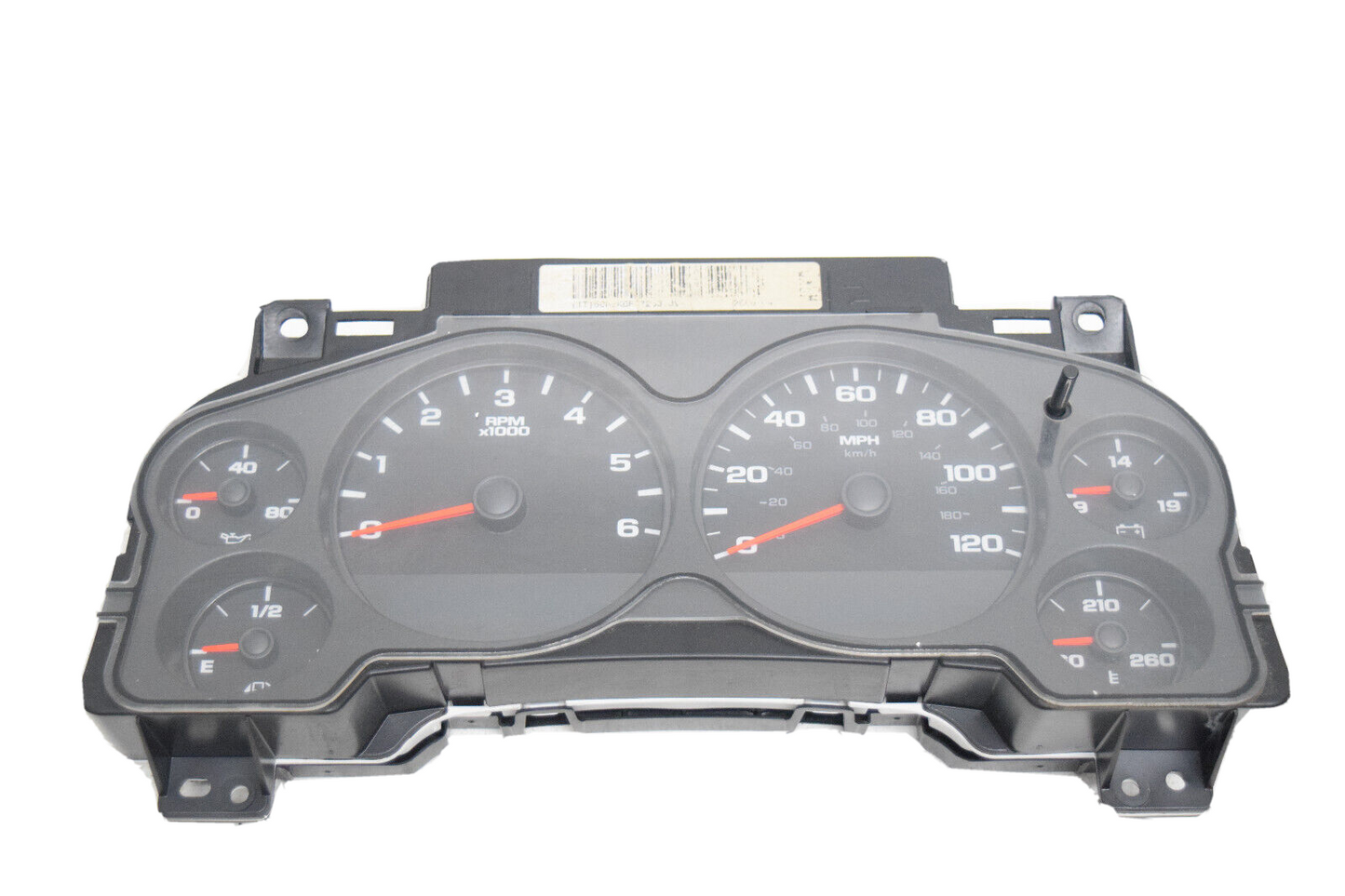 07 08 09 10 Chevy Silverado Sierra Tahoe Speedometer Instrument Cluster