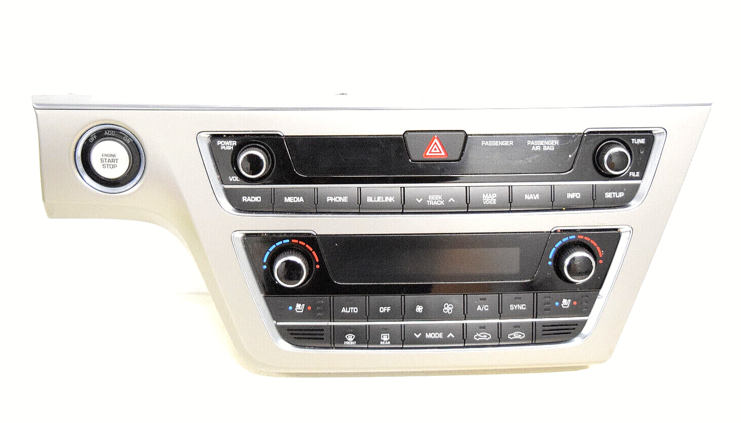 15 16 17 Hyundai Sonata Navigation Control Panel Climate Control