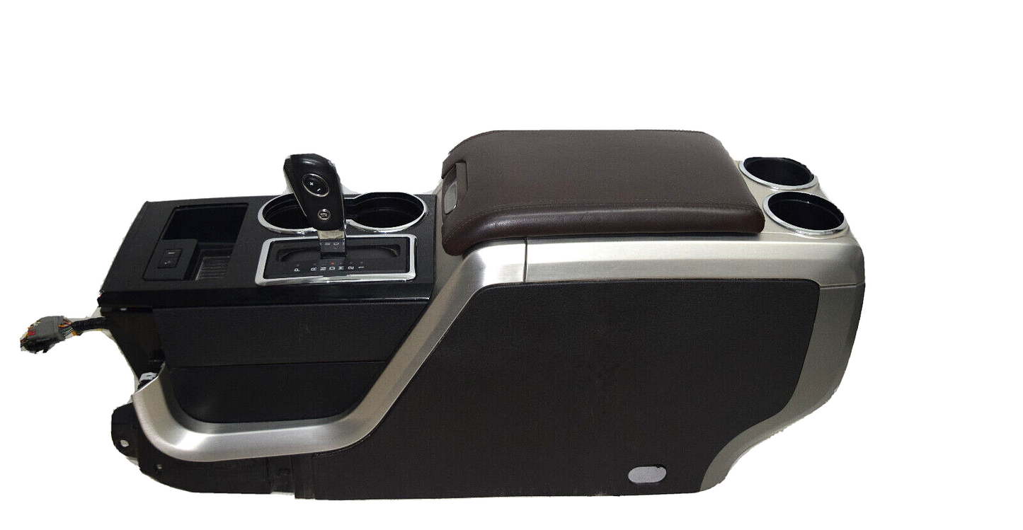 09 10 11 12 13 14 Ford F150 Platinum Center Console Armrest Shifter Cup Holder