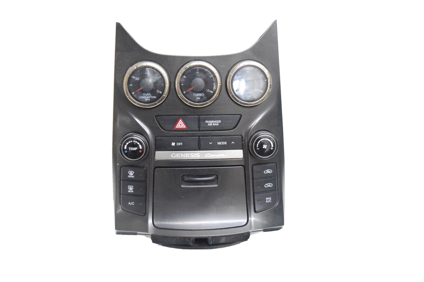 13 14 15 16 Hyundai Genesis Coupe Turbo Control Panel Climate Control Fuel Gauge