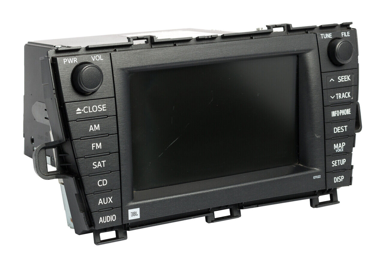 10 11 12 Toyota Prius Navigation GPS Radio CD Player XM Touch-screen E7022