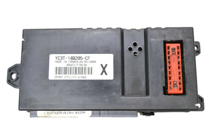 99 00 01 Ford Super Duty F250 F350 Multifunction GEM Module YC3T-14B205-CF