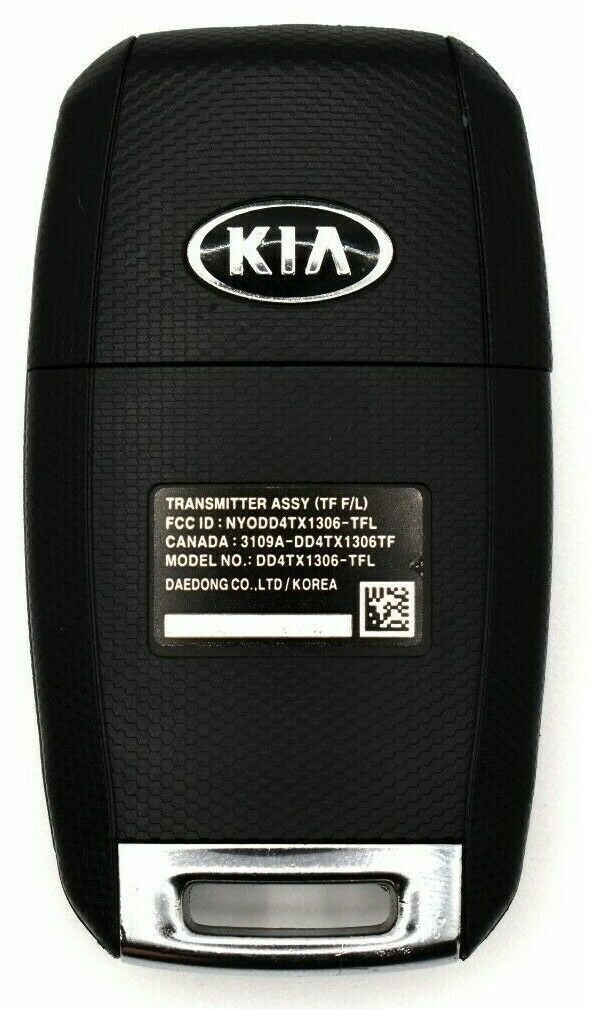 14 15 16 OEM KIA SEDAN FLIP KEY Remote (4-BTN) FCC: NYODD4TX1306-TFL