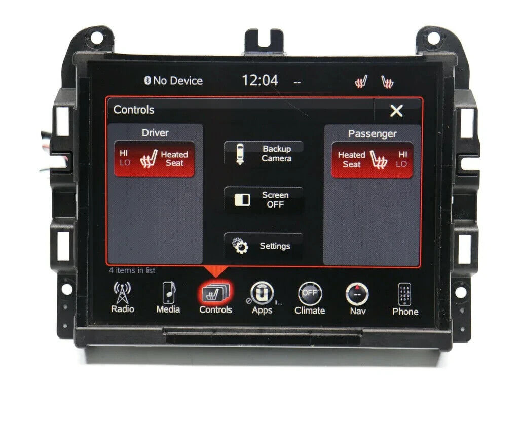 13 14 15 16 17 18 Dodge Durango RAM JEEP VP4 Radio Navigation MP3 8.4" Screen