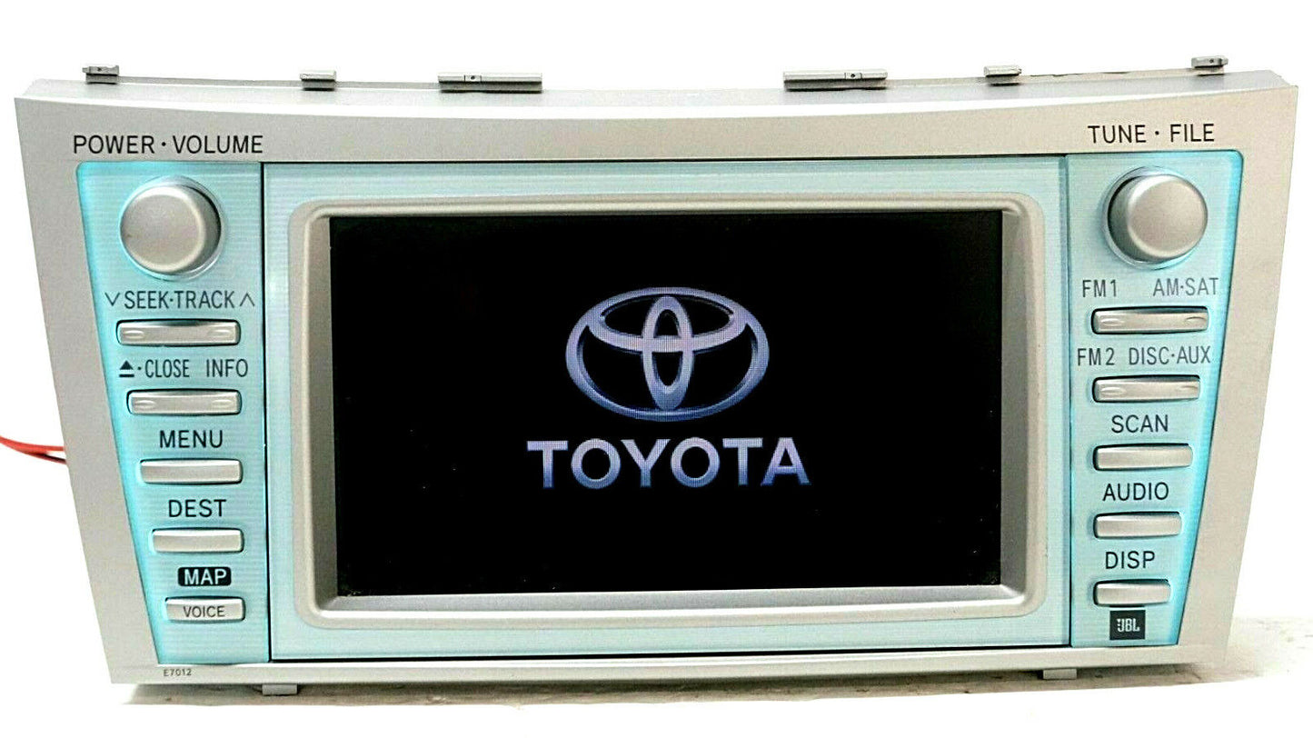 07 08 09 Toyota Camry JBL Radio GPS Navigation Display Screen 86120-33A30