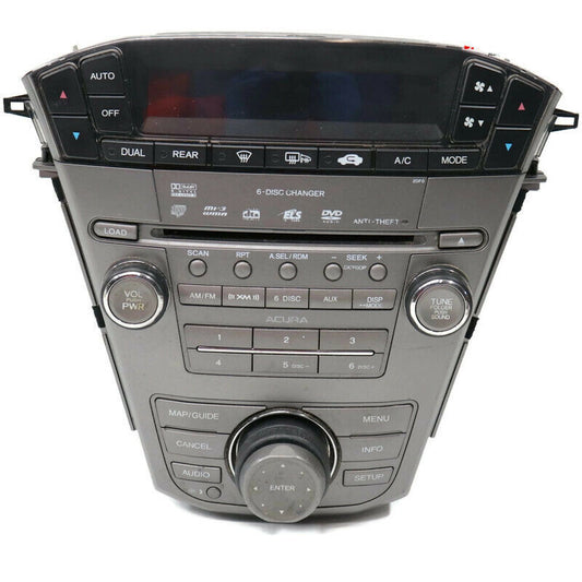 07 08 09 Acura MDX Navigation 6 Disc CD Player Climate Control