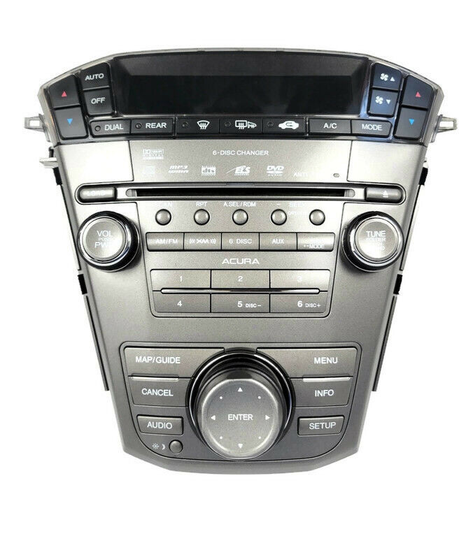 07 08 09 Acura MDX Navigation 6 Disc CD Player Climate Control