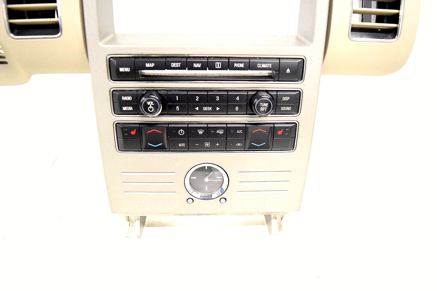 09 10 11 12 Ford Flex Navigation Radio Climate Control Dash Bezel