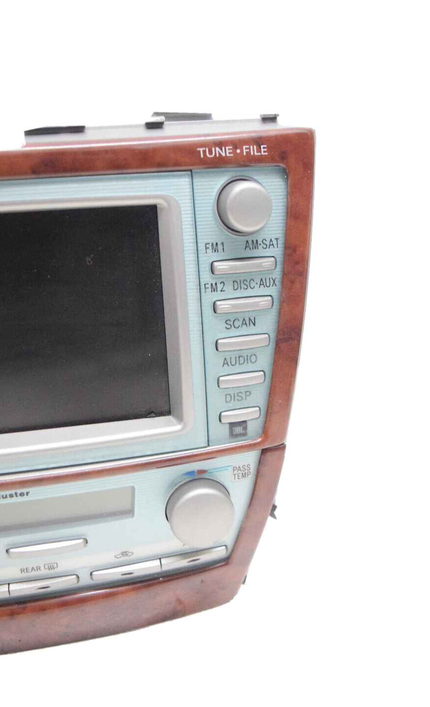 07 08 09 Toyota Camry JBL Radio GPS Navigation Display Screen Climate Control