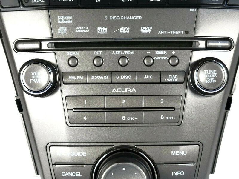 07 08 09 Acura MDX Navigation Radio 6 Disc CD Player 39101-STX-A320-M1