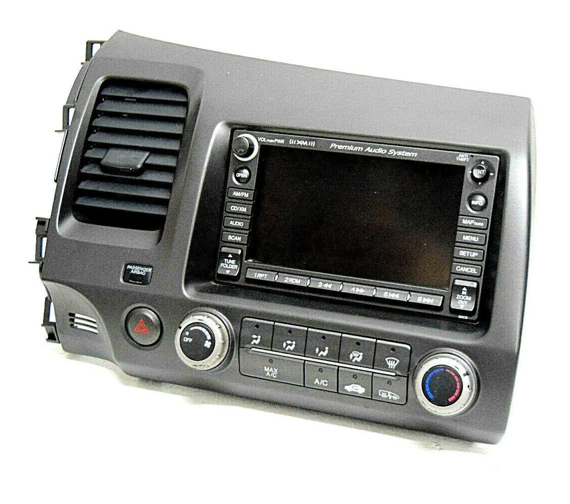 06 07 08 09 Honda Civic Navigation Radio Touch Screen Climate Control