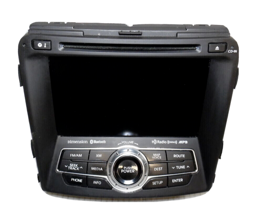 12 13 Hyundai Sonata Navigation Radio Touch Screen Dimension 96560-3Q206