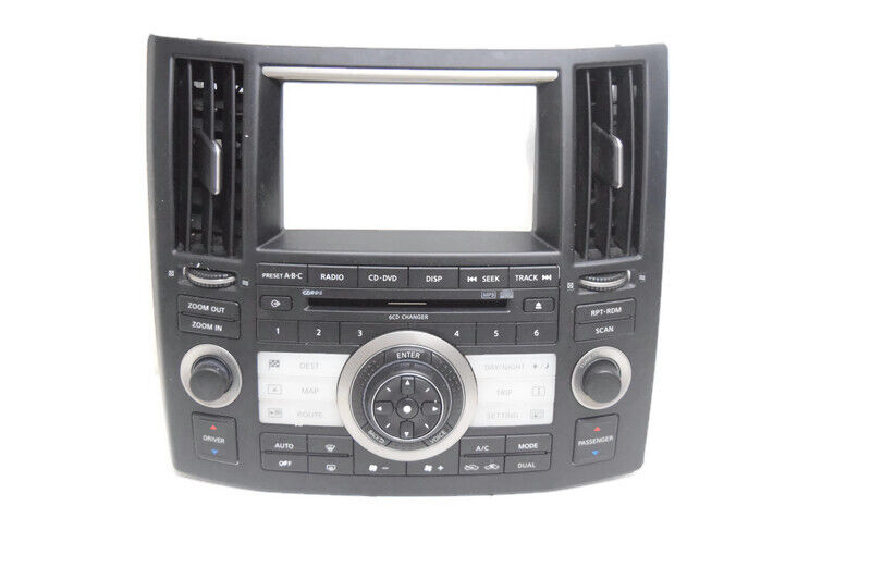 06 07 08 Infiniti FX35 FX45 Radio CD Control Panel