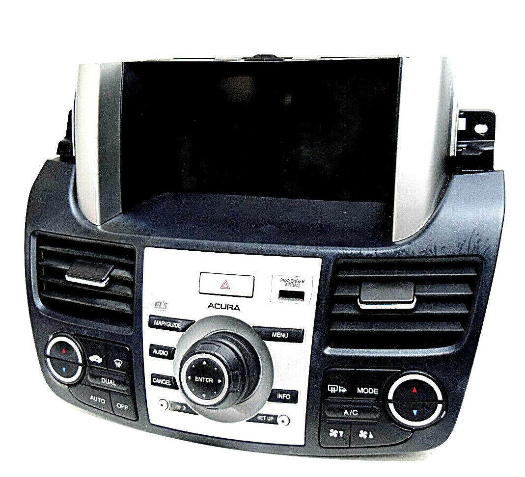 Picture 1 of 7 Click to enlarge ENDED 07 08 09 10 11 12 Acura RDX Navigation Radio Screen Control Panel Climate Ctrl