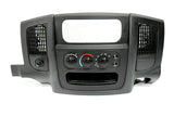 02 03 04 05 Dodge Ram Climate Control Radio Dash Bezel