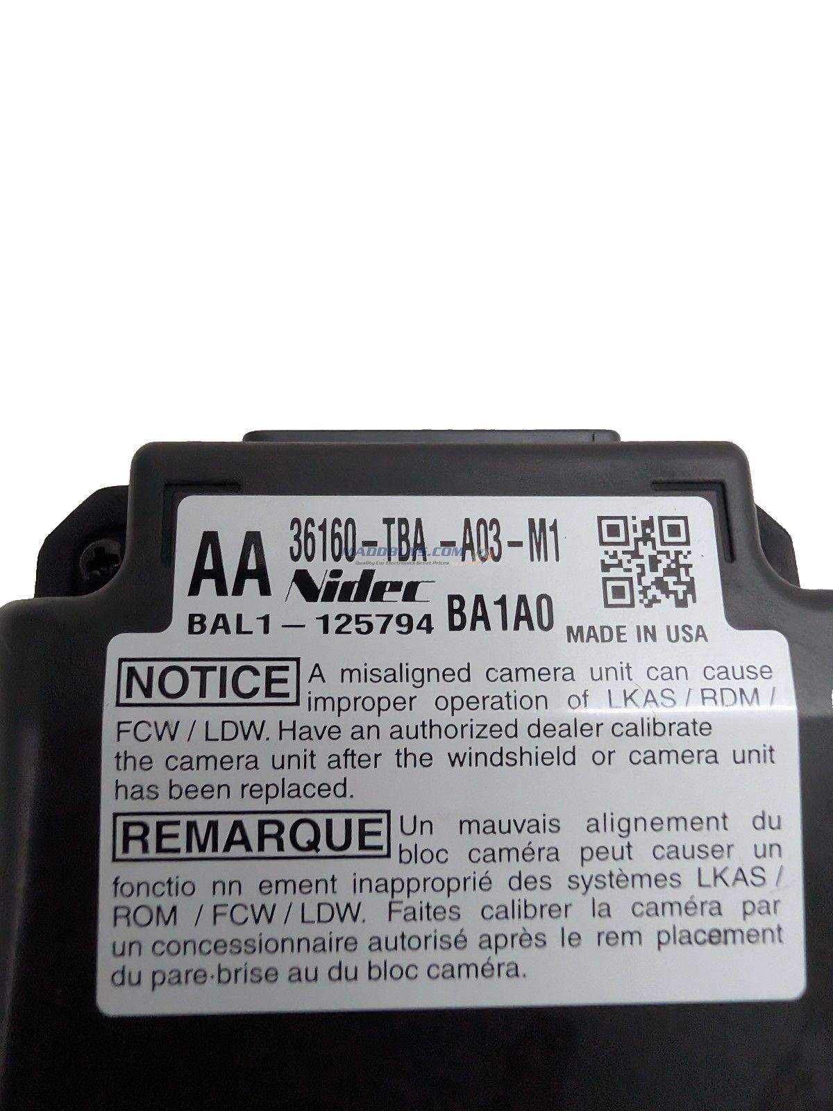 2016-2021 Honda Civic Front Windshield Lane Assist Camera 36160-TBA-A03 M1