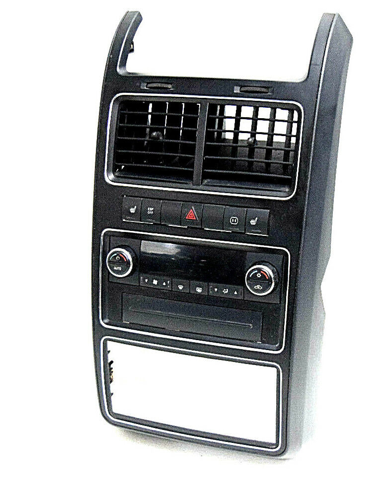 09 10 Chrysler Dodge Jeep Navigation Radio Bezel Climate Control