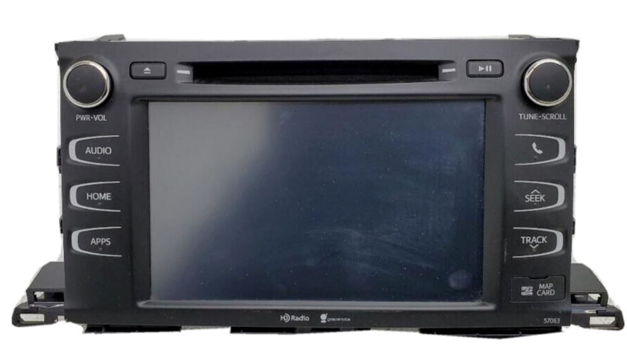 14 15 16 17 18 19 Toyota Highlander Navigation Radio DVD APPS Player