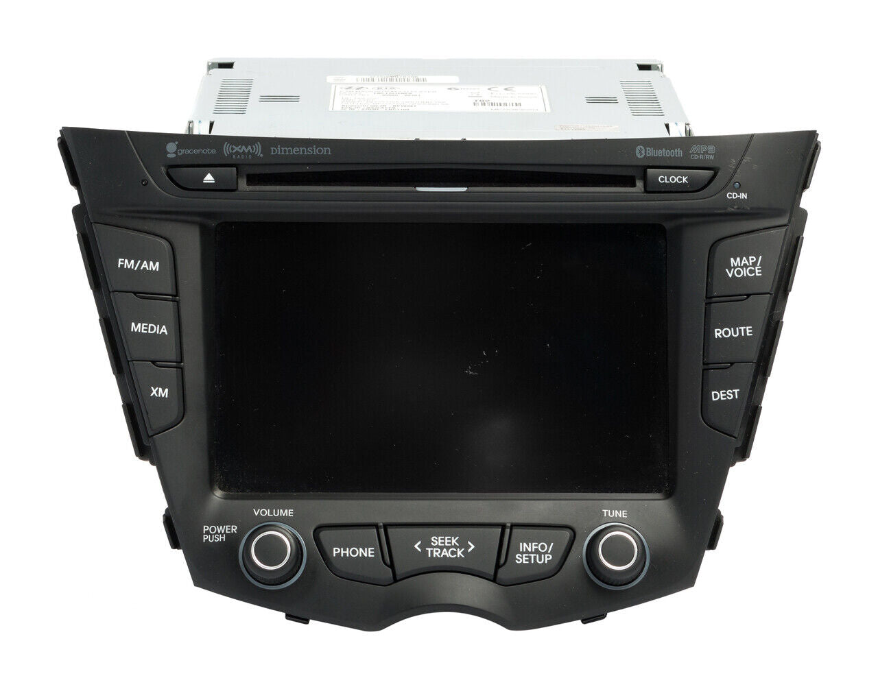 12 13 14 15 Hyundai Veloster Navigation Radio CD Player Display Screen