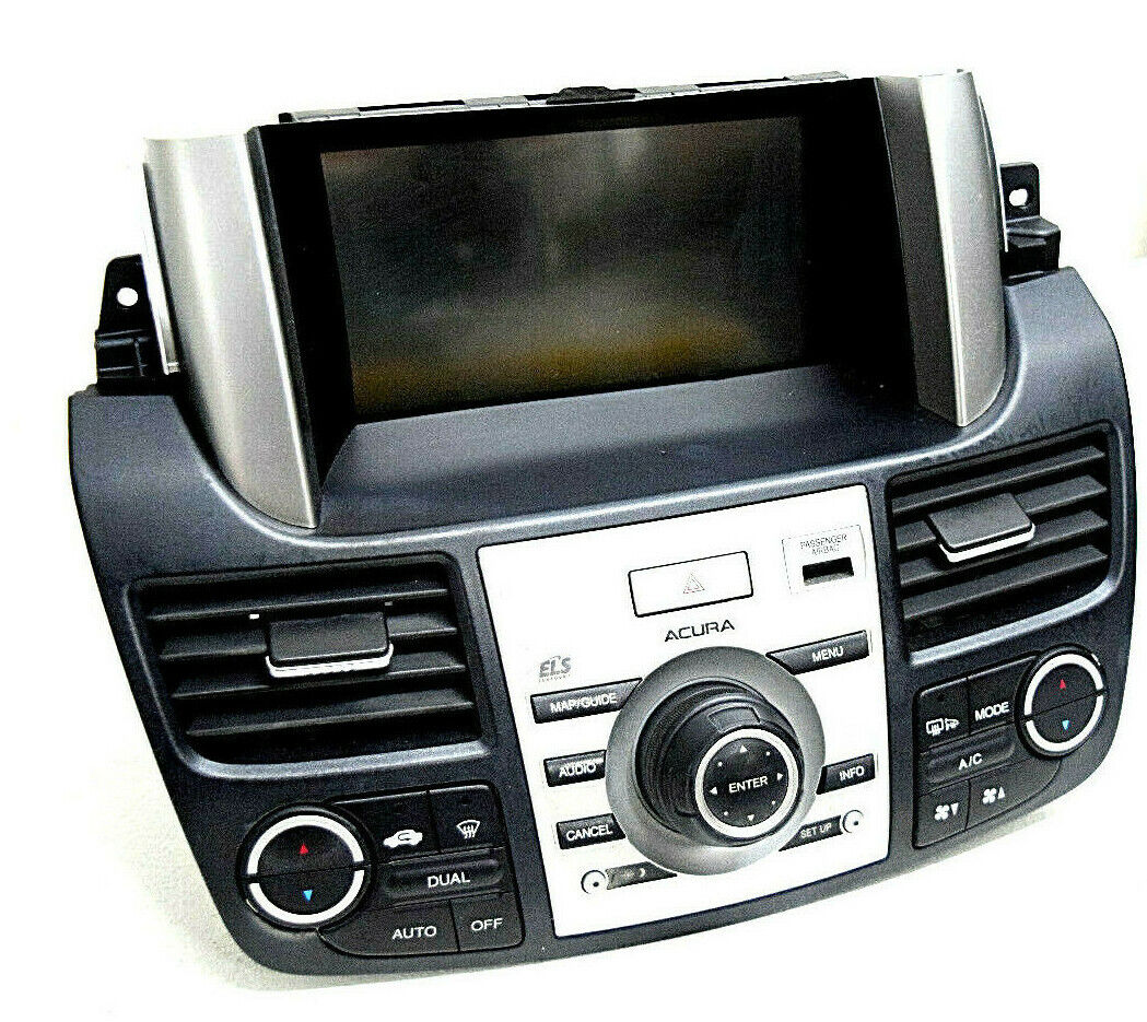 Picture 1 of 7 Click to enlarge ENDED 07 08 09 10 11 12 Acura RDX Navigation Radio Screen Control Panel Climate Ctrl