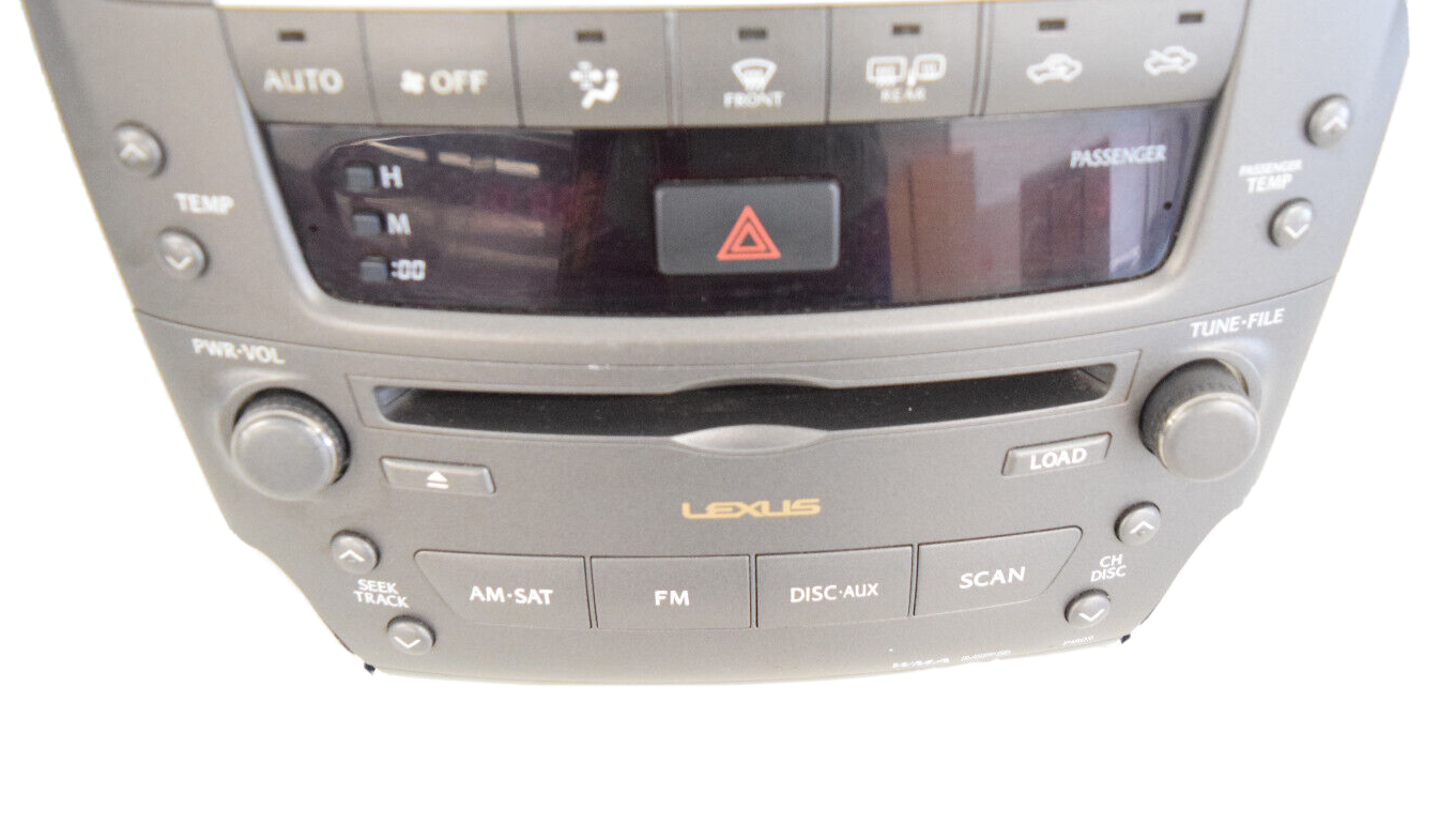 06 07 08 09 Lexus IS250 IS350 Navigation Radio CD Player Climate Ctrl 8611153050