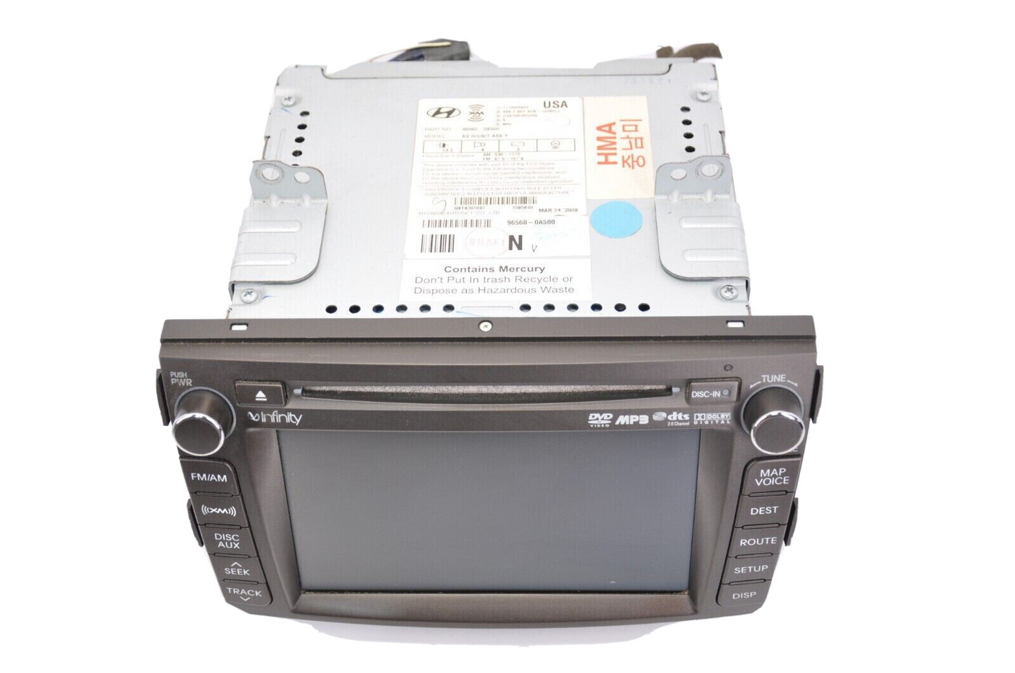 08 09 10 Hyundai Sonata Navigation Radio CD Player