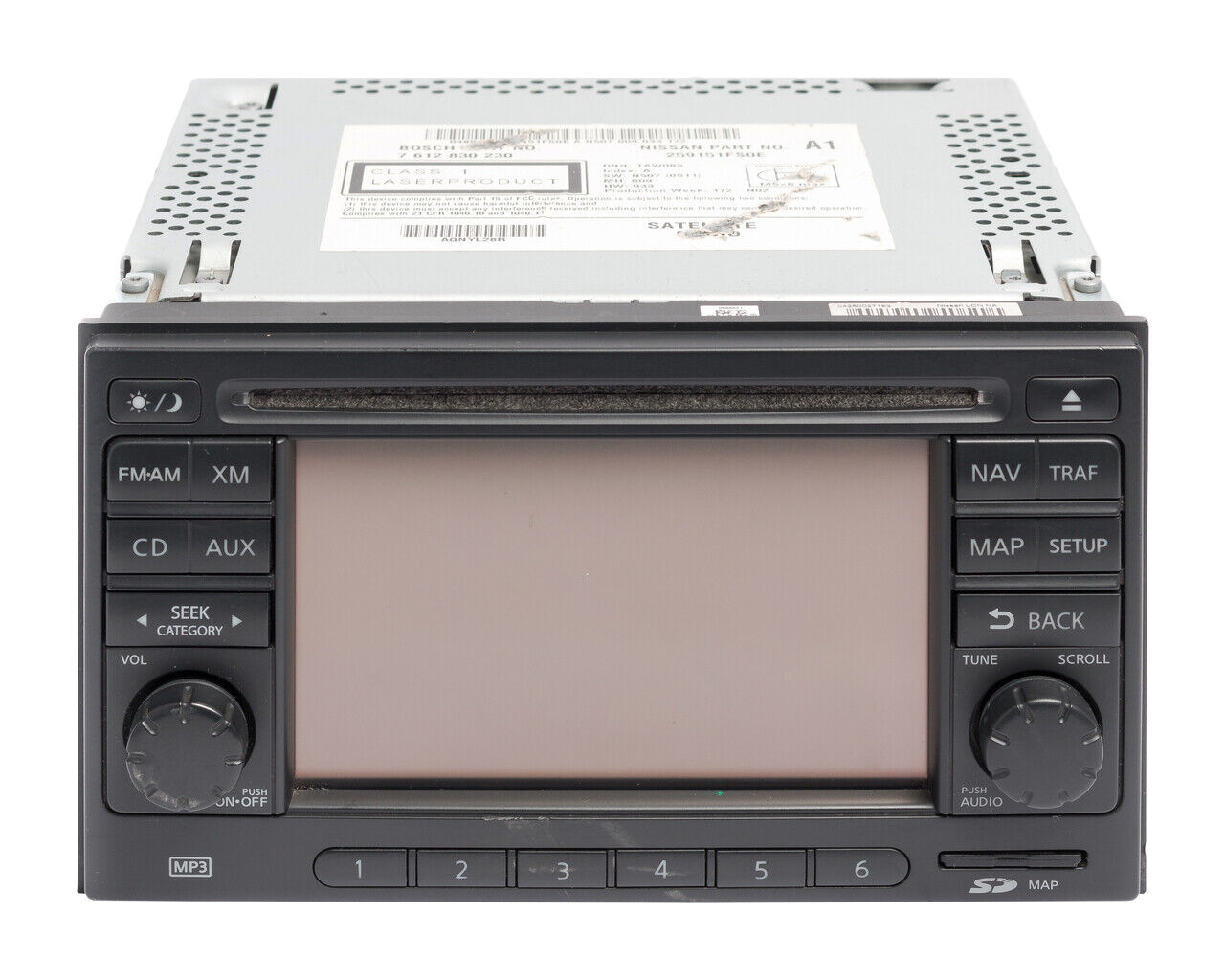 11 12 13 14 Nissan Juke Versa Cube Rogue Navigation Radio CD Player Map Card